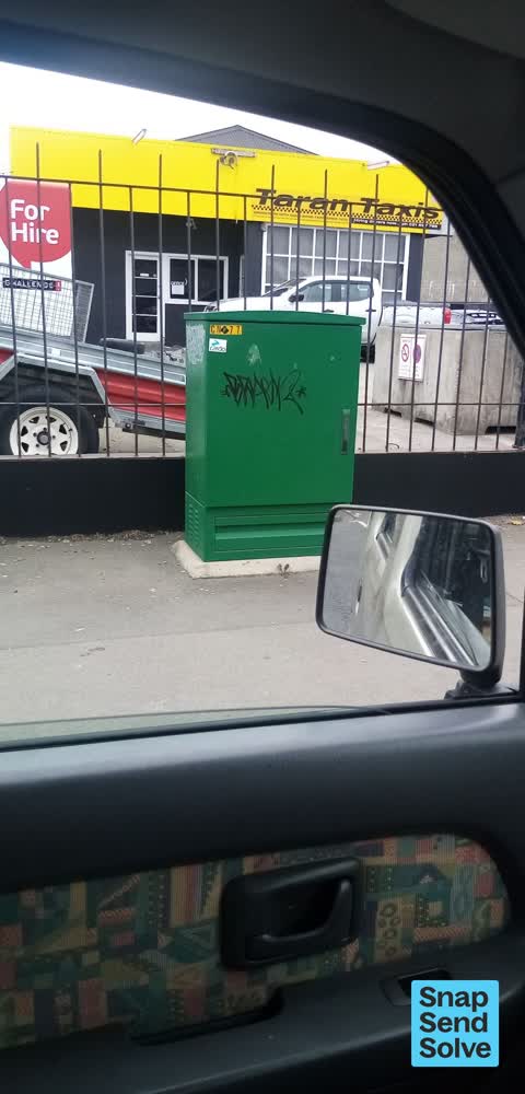 Graffiti somewhere else — a report photo