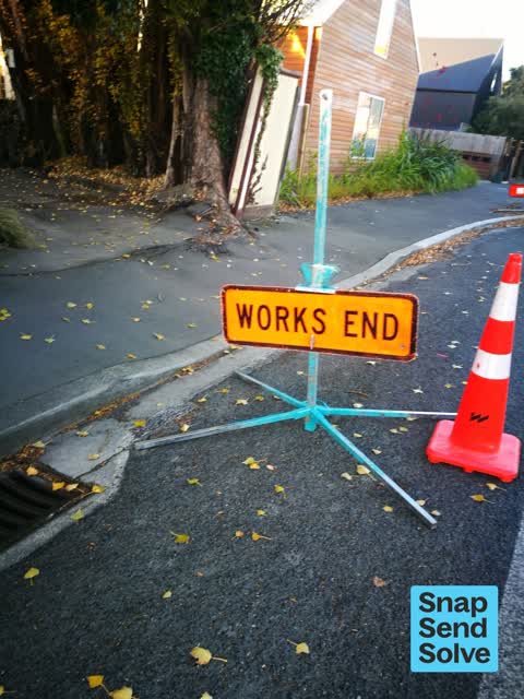 Road Blockage, a report photo