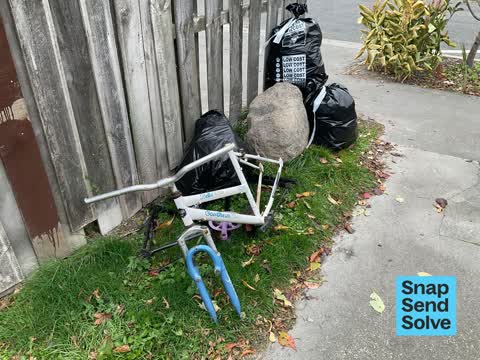 Dumped Rubbish — a report photo