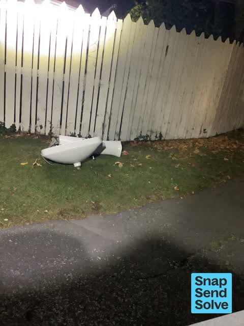 Dumped Rubbish, a report photo