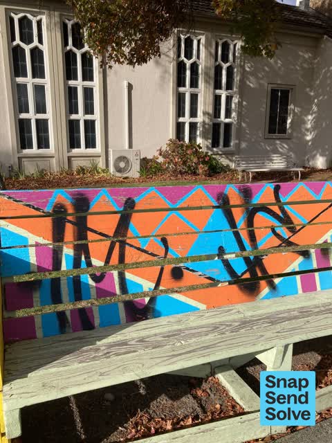 Graffiti somewhere else, a report photo