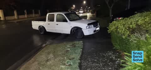 Hazard, vehicle, a report photo