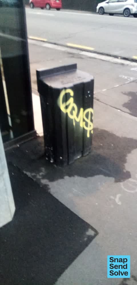 Graffiti somewhere else, a report photo