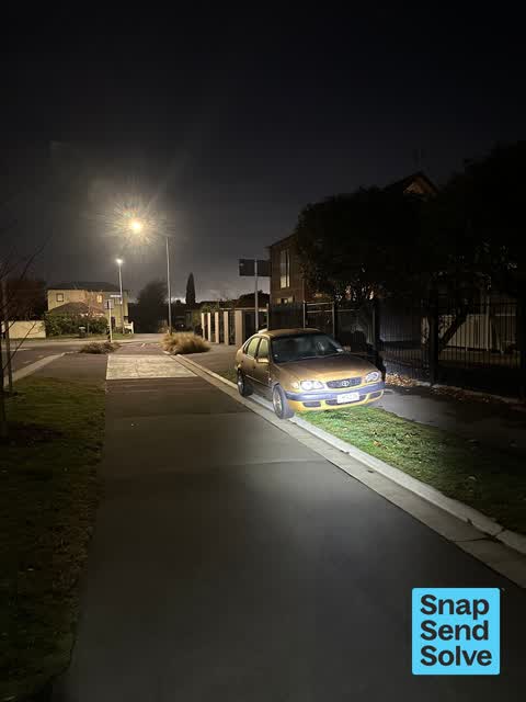 Hazard, vehicle, a report photo