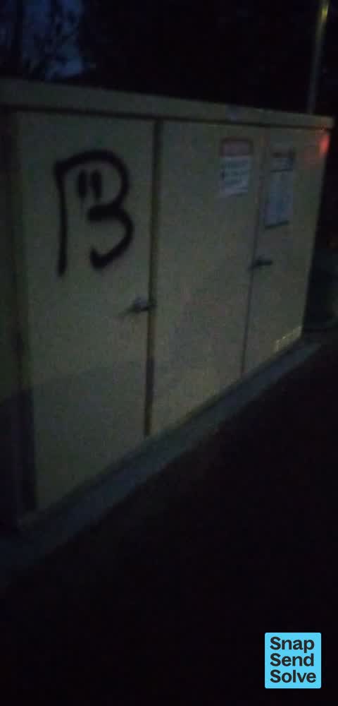 Graffiti somewhere else, a report photo