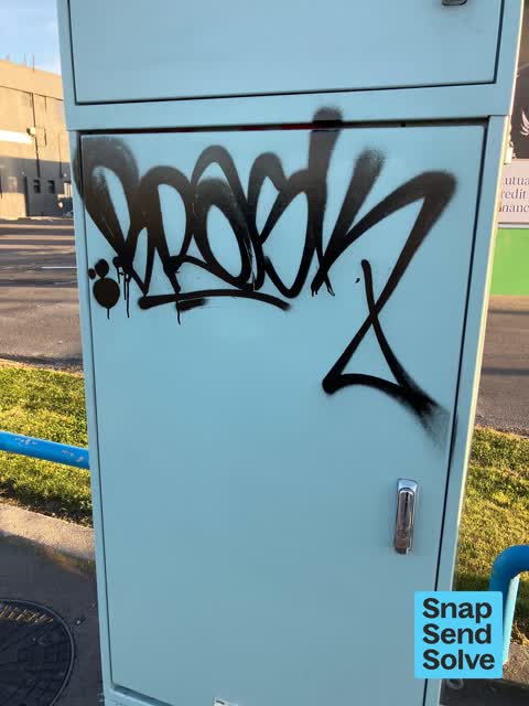 Graffiti somewhere else, a report photo