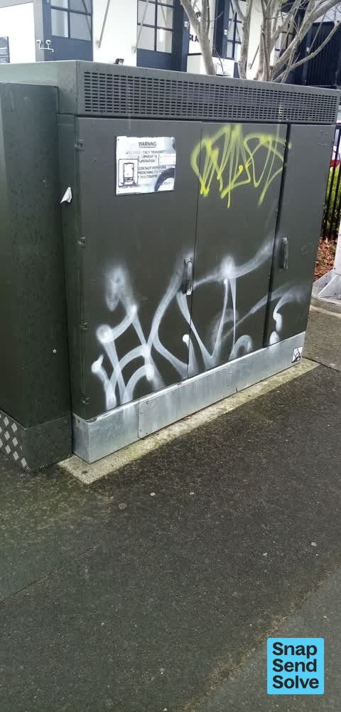 Graffiti somewhere else — a report photo