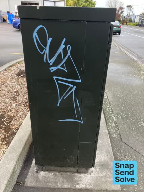 Graffiti somewhere else, a report photo