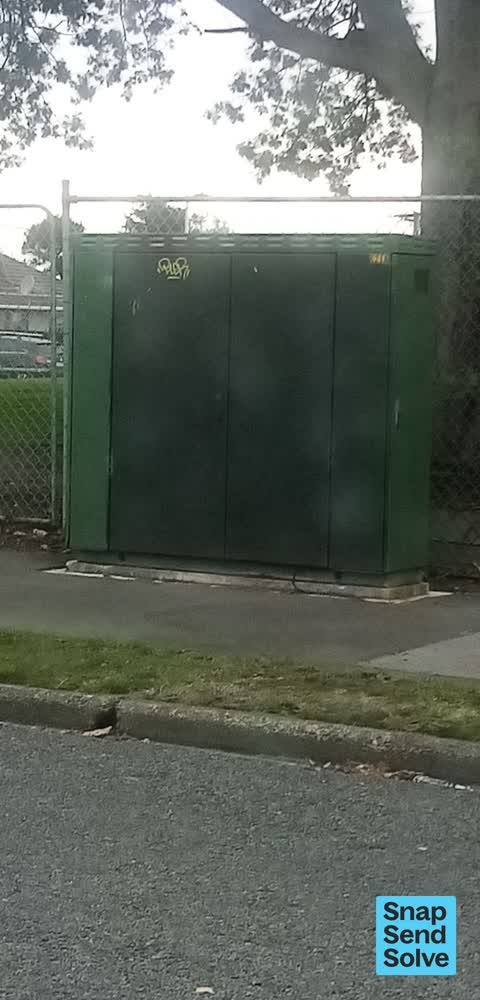 Graffiti somewhere else, a report photo