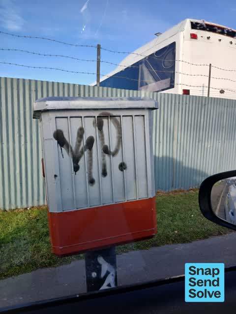 Graffiti somewhere else, a report photo