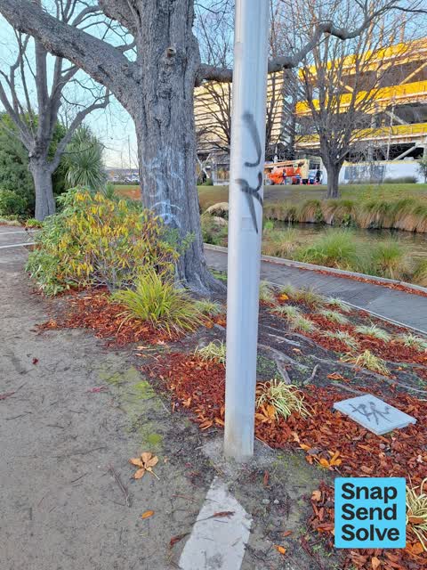 Graffiti somewhere else — a report photo