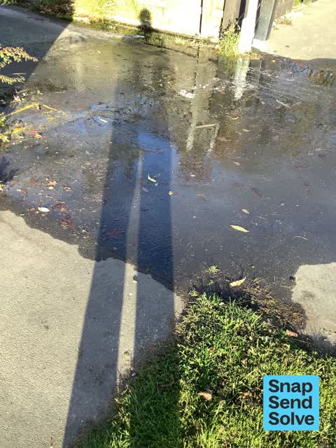 Water Leak — a report photo