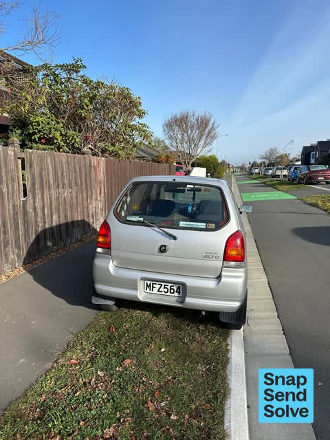 Hazard, vehicle, a report photo