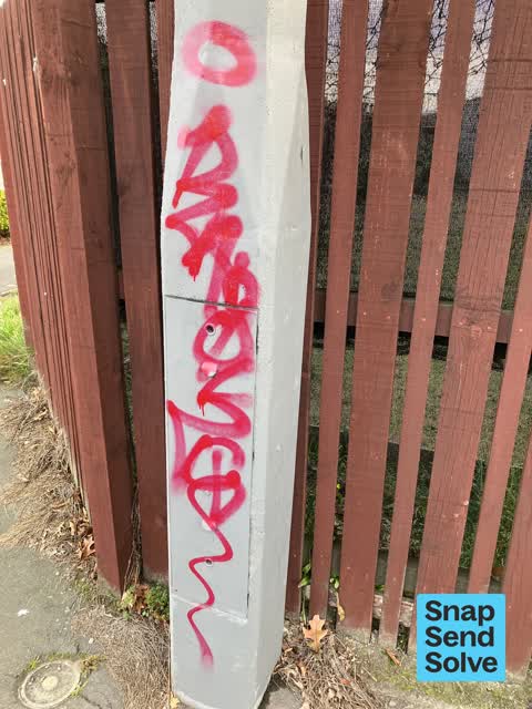 Graffiti somewhere else, a report photo
