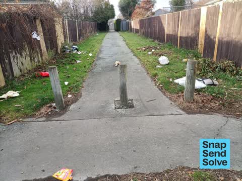 Dumped Rubbish, a report photo