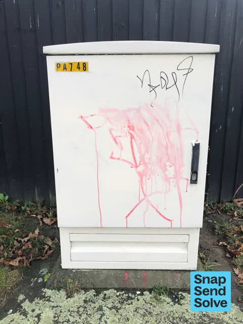 Graffiti somewhere else, a report photo