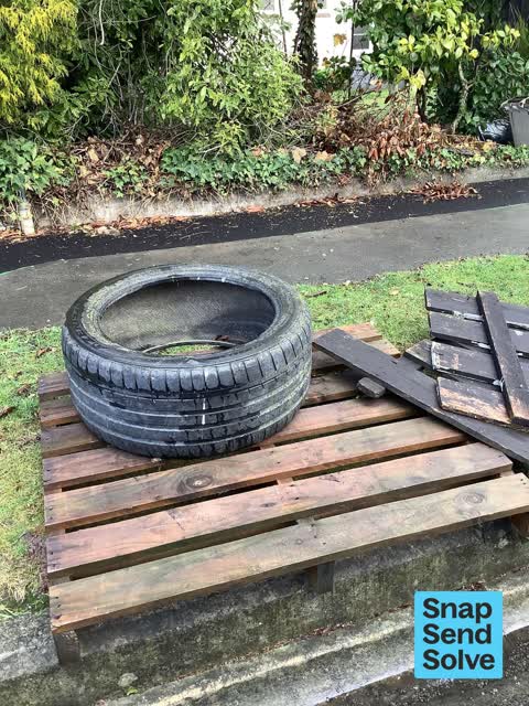 Dumped Rubbish, a report photo
