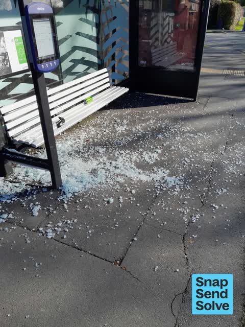 Bus Shelter Issue, a report photo