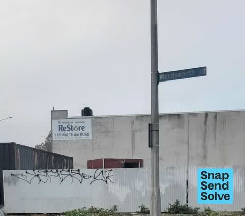 Graffiti somewhere else, a report photo