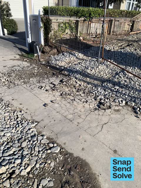 Pavement - Damaged, a report photo