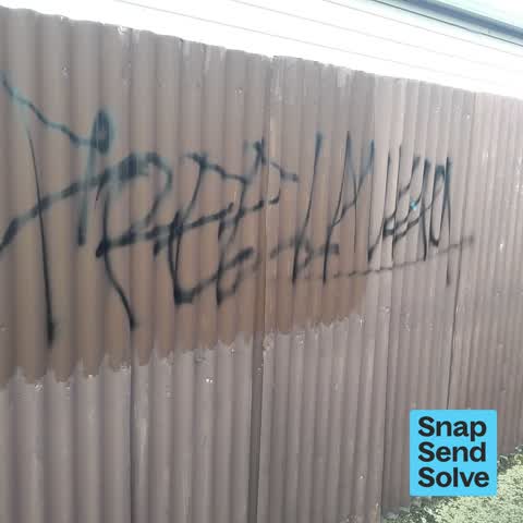 Graffiti somewhere else, a report photo