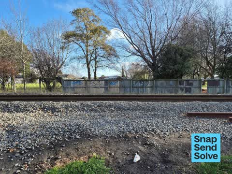 Graffiti somewhere else — a report photo