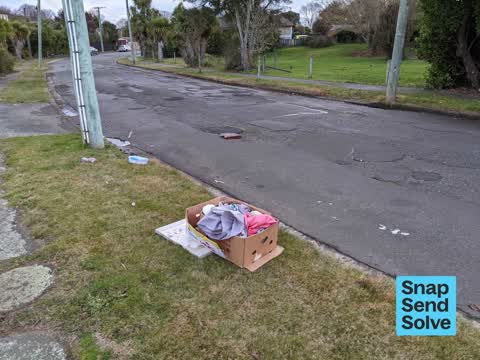 Dumped Rubbish, a report photo