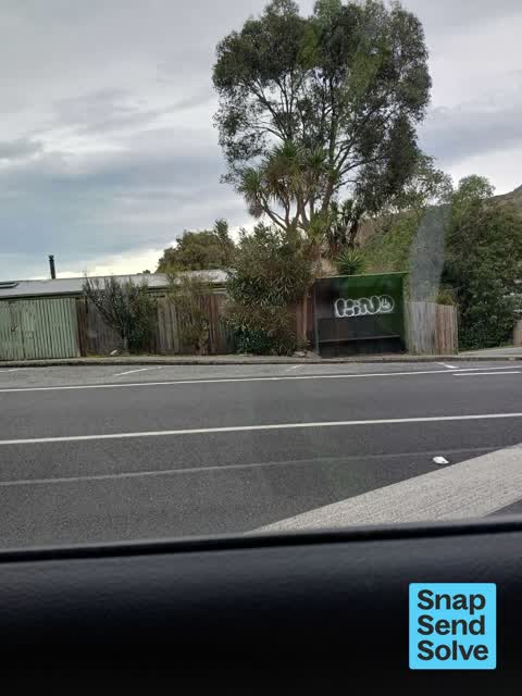 Graffiti somewhere else, a report photo