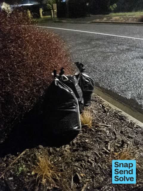 Dumped Rubbish, a report photo