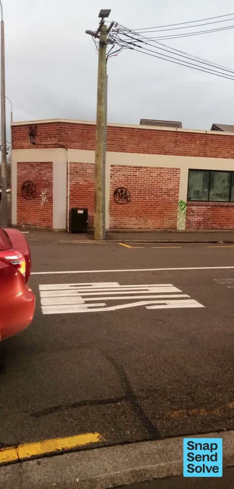 Graffiti somewhere else, a report photo