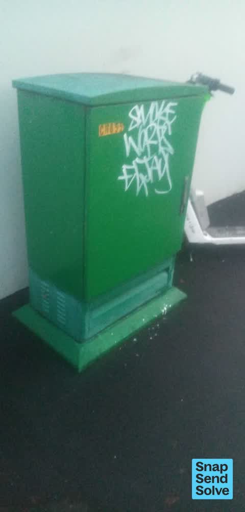 Graffiti somewhere else, a report photo