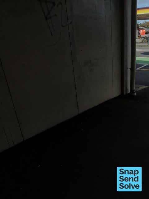 Graffiti somewhere else, a report photo