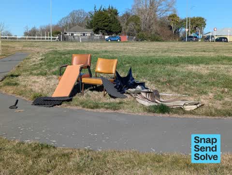 Dumped Rubbish, a report photo