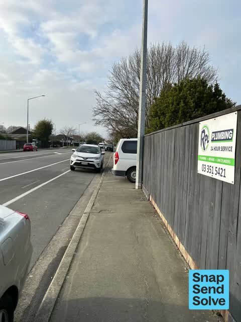 Hazard, vehicle, a report photo