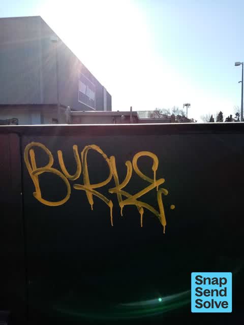 Graffiti somewhere else — a report photo