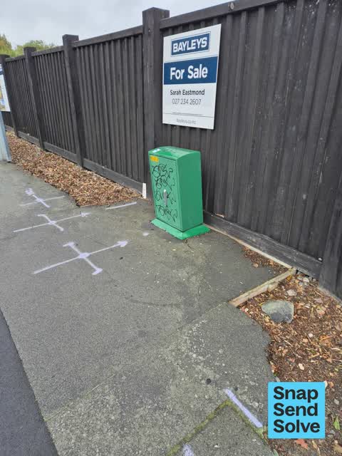 Graffiti somewhere else, a report photo