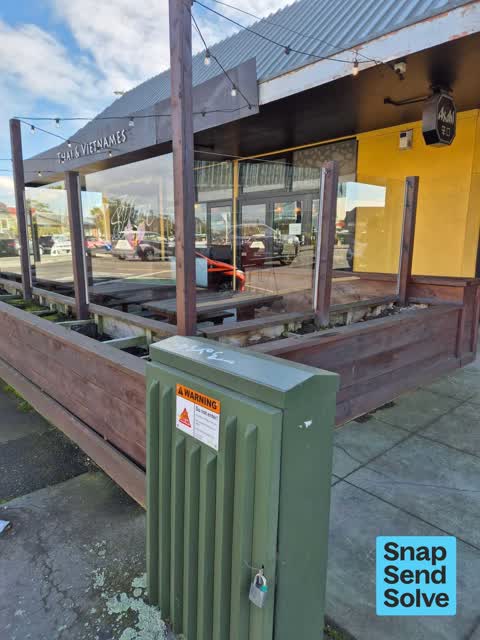 Graffiti somewhere else — a report photo