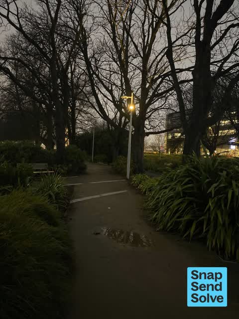 Street Light Outage — a report photo