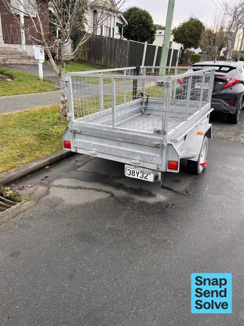 Hazard, vehicle, a report photo