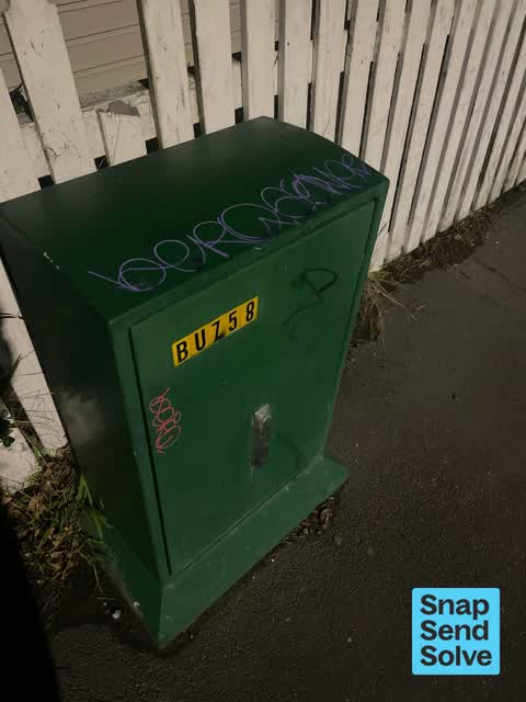 Graffiti somewhere else — a report photo