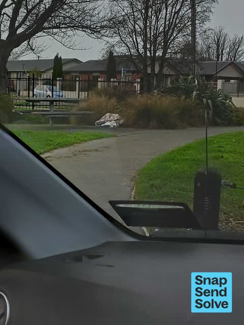 Dumped Rubbish, a report photo