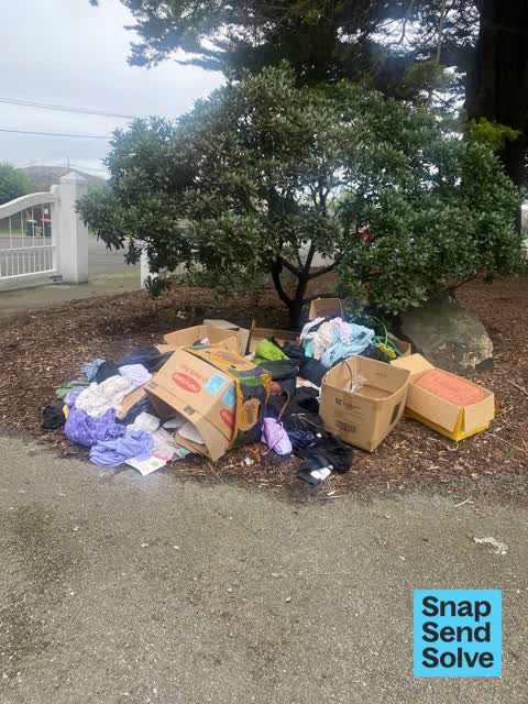 Dumped Rubbish, a report photo