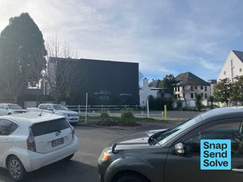 Graffiti somewhere else — a report photo