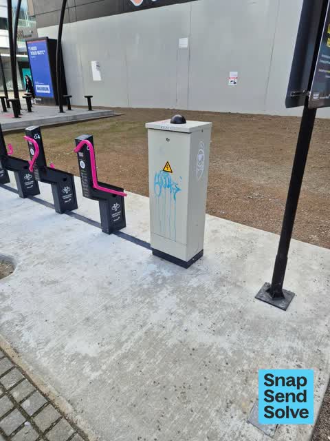 Graffiti somewhere else — a report photo