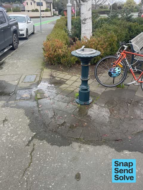 Water Fountain, a report photo