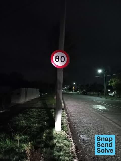 Damaged Street Sign, a report photo