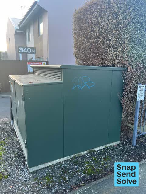 Graffiti somewhere else — a report photo