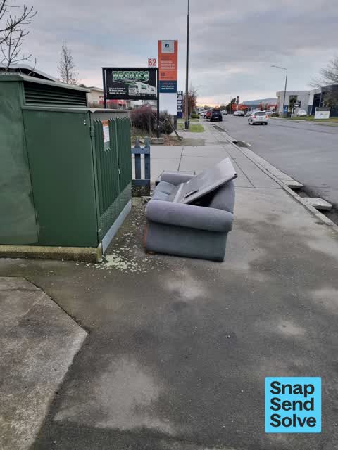 Dumped Rubbish, a report photo