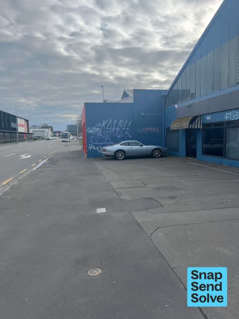 Graffiti somewhere else — a report photo