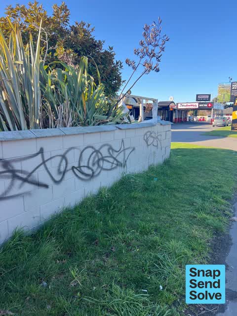 Graffiti somewhere else, a report photo